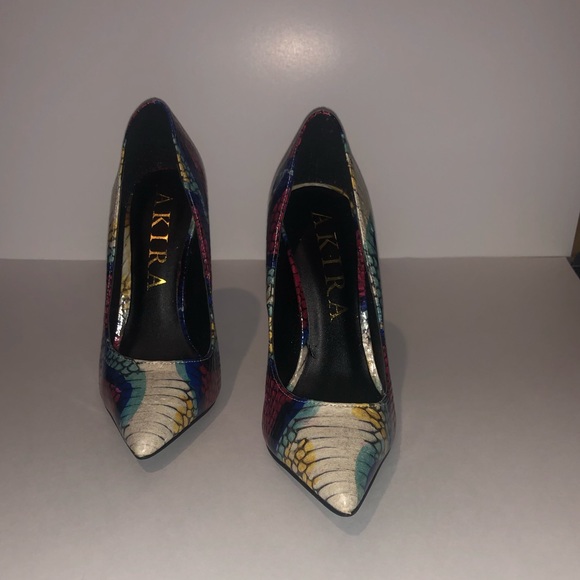 5 inch Multi colored heels - Picture 4 of 5